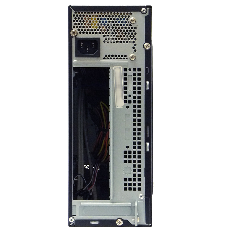優れた放熱構造、縦置き、横置き両用可能なmini ITX PCケース Black